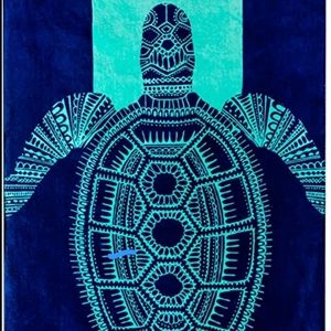 Nova Blue Turtle Beac Towel